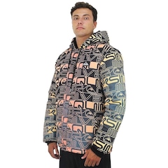 Jaqueta com Capuz Quiksilver Puff World Block - Masculina - Foto 3