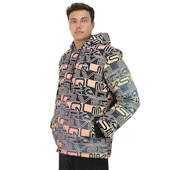 Jaqueta com Capuz Quiksilver Puff World Block - Masculina - Foto 1