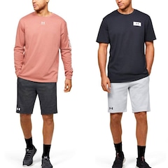 Kit Shorts Double Knit Under Armour - 2 Unidades - Masculino - Foto 1