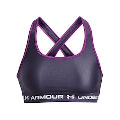 Kit Tops Fitness Under Armour Crossback Mid Bra - Feminino - Foto 2