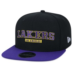Boné Aba Reta New Era 9FIFTY Original Fit NBA Los Angeles Lakers Back To School - Snapback - Adulto - Foto 1