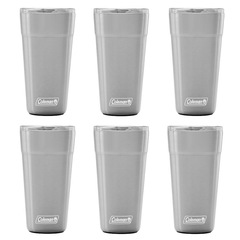 Kit de Copos Térmico Coleman Inox com Tampa - 600ml - 6 Unds - Foto 1