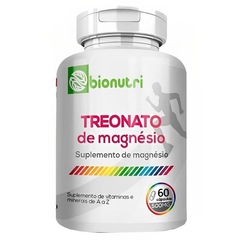 Treonato de Magnésio Bionutri 500mg - 120 cápsulas - Foto 1