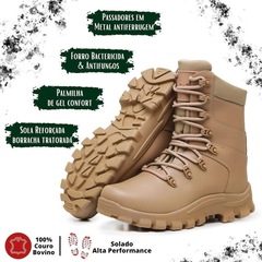 Bota Coturno Kyllper Tático Impermeável - Masculino - Foto 2