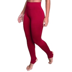 Calça Legging MVB Modas Pezinho Suplex Cintura Alta - Feminina - Foto 1