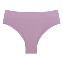 Calcinha Alta She Microfibra Canelada sem Costura - Feminina - Foto 1