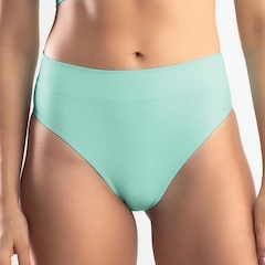 Calcinha Alta She Microfibra Canelada sem Costura - Feminina - Foto 2