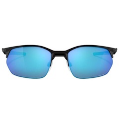 Óculos de Sol Oakley Unissex Wire Tap 2.0 Satin Black Prizm Sapphire - Foto 2
