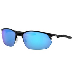 Óculos de Sol Oakley Unissex Wire Tap 2.0 Satin Black Prizm Sapphire - Foto 1