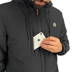 Jaqueta com Capuz Hurley Strong - Masculina - Foto 3