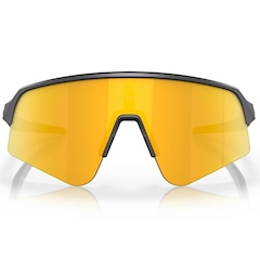 Óculos de Sol Unissex Oakley Sutro Lite Sweep Matte Carbon Prizm 24K - Foto 5