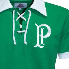 Camisa Liga Retrô Palmeiras Palestra Italia 1914-1915 - Masculina - Foto 4