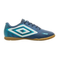 Chuteira Futsal Umbro Frame Marinho e Azul - Masculino - Foto 1