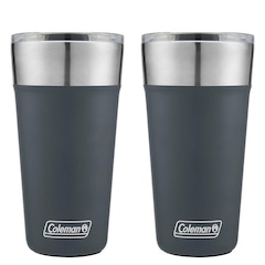 Kit de Copos Térmico Coleman com Tampa - 600ml - 2 Unds - Foto 1