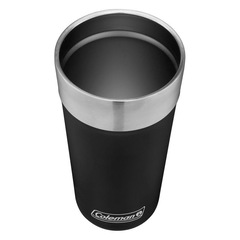 Kit de Copos Térmico Coleman com Tampa - 600ml - 2 Unds Preto - Foto 4