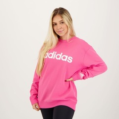 Blusão de Moletom adidas Logo Linear II - Feminino - Foto 2