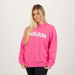 Blusão de Moletom adidas Logo Linear II - Feminino - Foto 1
