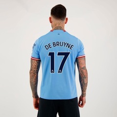 Camisa Manchester City Home 2023 De Bruyne 17 Puma - Masculina - Foto 2