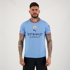 Camisa Manchester City Home 2023 De Bruyne 17 Puma - Masculina - Foto 1