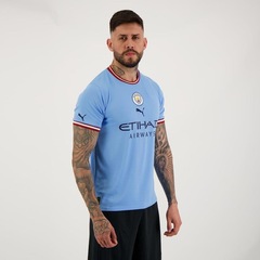 Camisa Manchester City Home 2023 Haaland 9 Puma - Masculina - Foto 3