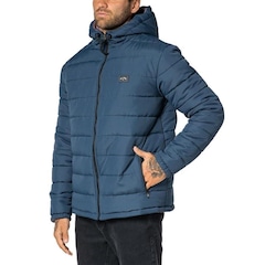 Jaqueta com Capuz Dupla Face Billabong Puffer Flannel - Masculina - Foto 1