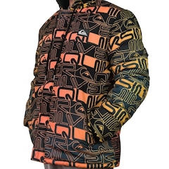 Jaqueta com Capuz Quiksilver Puff Word Block Full Print - Masculina - Foto 4