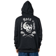 Blusão de Moletom com Capuz Canguru RVCA Oppsite Skulls - Masculino - Foto 2