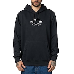Blusão de Moletom com Capuz Canguru RVCA Oppsite Skulls - Masculino - Foto 1