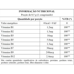 Kit Vitamina Complexo B Unilife Vegana 500 mg - 120 comprimidos - 2 unidades - Foto 4