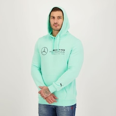 Blusão de Moletom com Capuz Puma Mercedes AMG Petronas MAPF1 Ess - Masculino - Foto 2