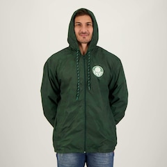 Jaqueta Corta Vento do Palmeiras com Capuz Tradição Futfanatics - Masculina - Foto 5