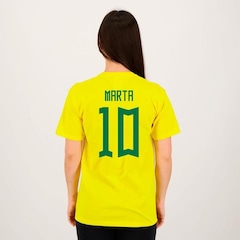 Camisa Brasil Marta 10 Futfanatics - Masculina - Foto 2