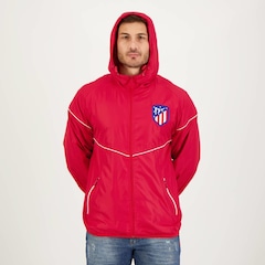 Jaqueta Corta Vento com Capuz Atlético de Madrid Futfanatics - Masculina - Foto 5