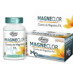 Kit Cloreto de Magnésio Magneclor Vegano Unilife 600mg - 120 Cáps - 2 Unds - Foto 2