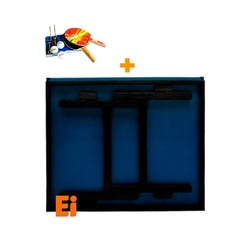 Mesa de Ping Pong Klopf MDP 15MM 1001 + Kit Tênis de Mesa 5030 - Foto 3