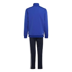Agasalho adidas Essentials 3-Stripes Tiberio - Infantil - Foto 3