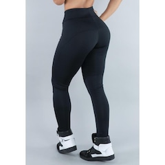 Calça Legging Mvb Modas Montaria Cintura Alta Suplex - Feminina - Foto 2