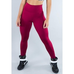 Calça Legging Mvb Modas Montaria Cintura Alta Suplex - Feminina - Foto 1