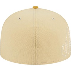 BONÉ ABA RETA NEW ERA 59FIFTY FITTED SCRIPT - FECHADO - ADULTO - Foto 2