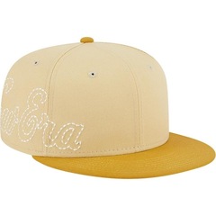 BONÉ ABA RETA NEW ERA 59FIFTY FITTED SCRIPT - FECHADO - ADULTO - Foto 1