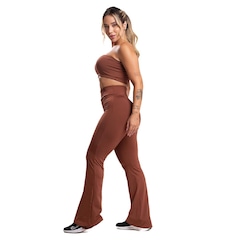 Calça Bailarina MVB Modas Flare Pantalona Suplex - Feminina - Foto 4