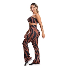 Calça Bailarina MVB Modas Flare Pantalona Suplex - Feminina - Foto 4