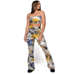 Calça Bailarina MVB Modas Flare Pantalona Suplex - Feminina - Foto 2