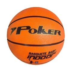 Bola de Basquete Poker Baby Indoor - Infantil - Foto 1