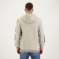Jaqueta de Moletom do São Paulo com Capuz Basic Futfanatics - Masculina - Foto 3