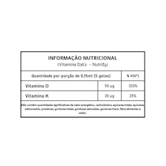 Vitamina D3 K2 Liquido Nutrify - 20ml - Foto 3