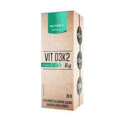 Vitamina D3 K2 Liquido Nutrify - 20ml - Foto 1