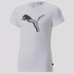 Camiseta Puma Power Graphic - Infantil - Foto 1