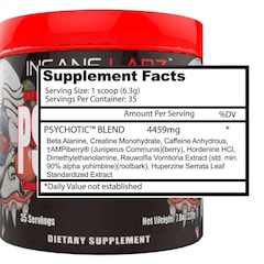 Pré-Treino Insane Labz Psychotic - 217g - Foto 2