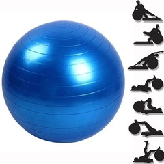 Bola de Pilates Ginástica 70Cm Yoga Massagem Fisioterapia Com Bomba - Foto 3